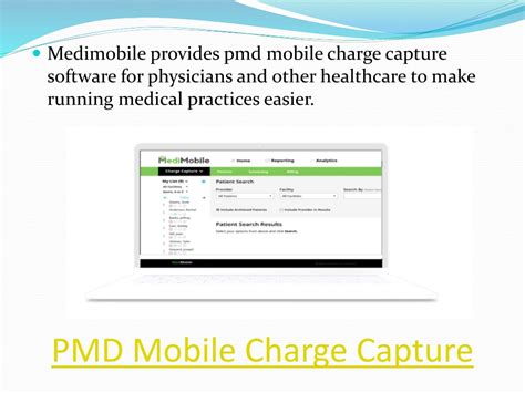 pmd charge capture.